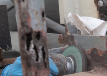 Ronald Reagan Sailors Conduct Preservation Work