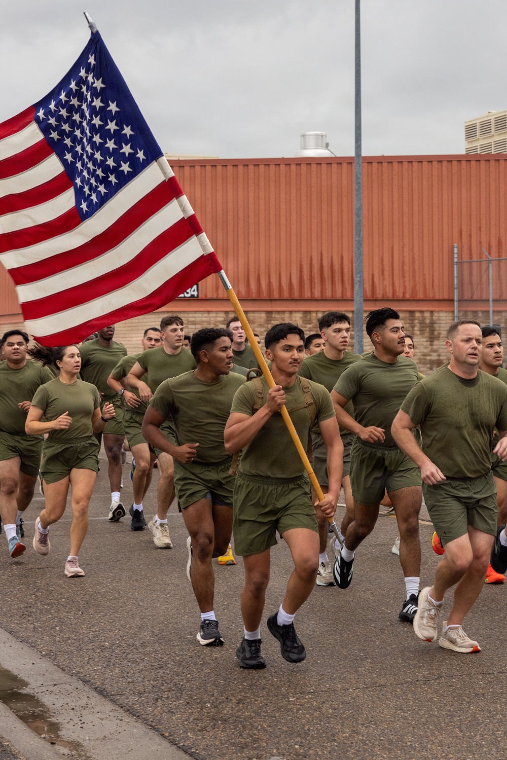 Marine Corps birthday run at Marine Corps Air Station Yuma