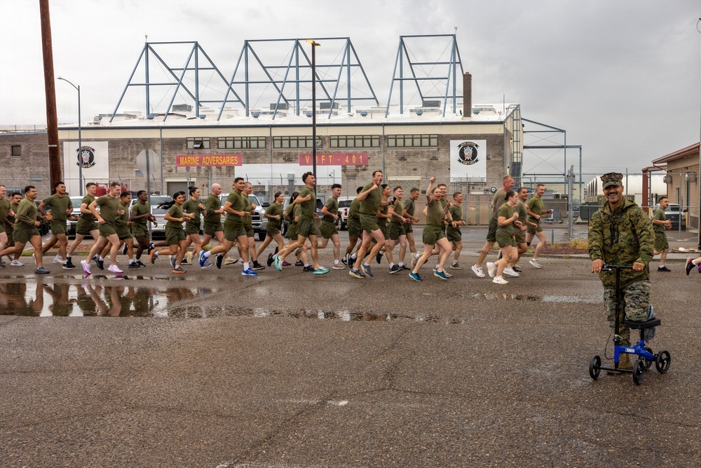 U.S. Marine Corps birthday run at Marine Corps Air Station Yuma