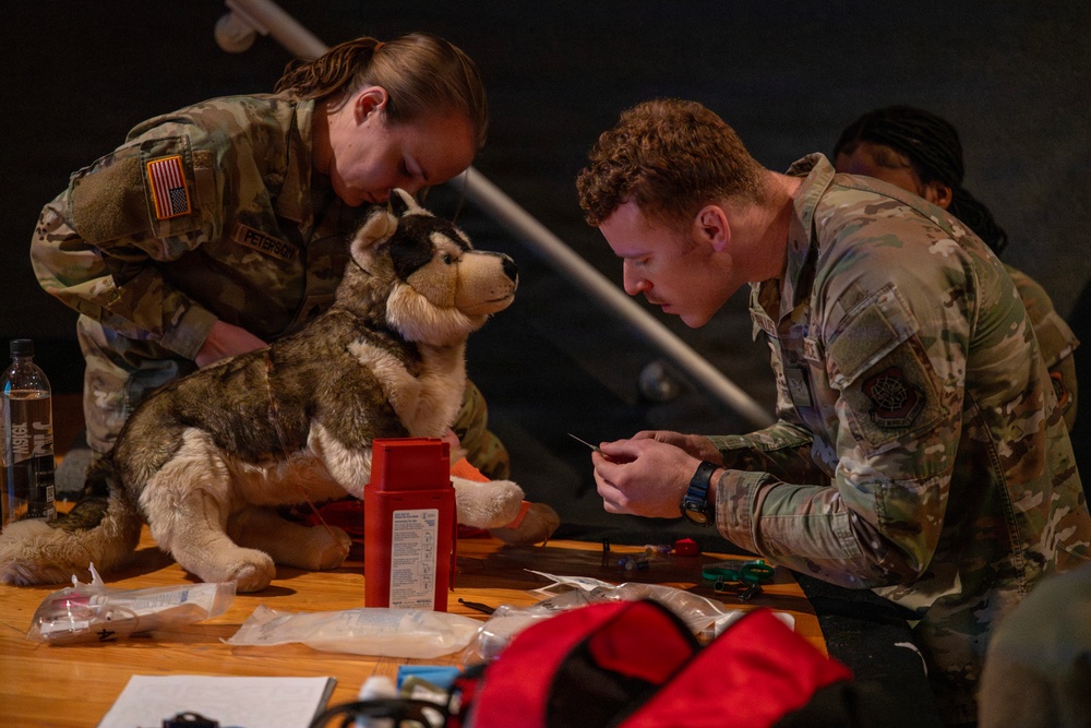 Fairchild AFB enhances medical readiness with K-9 Tactical Combat Casualty Care