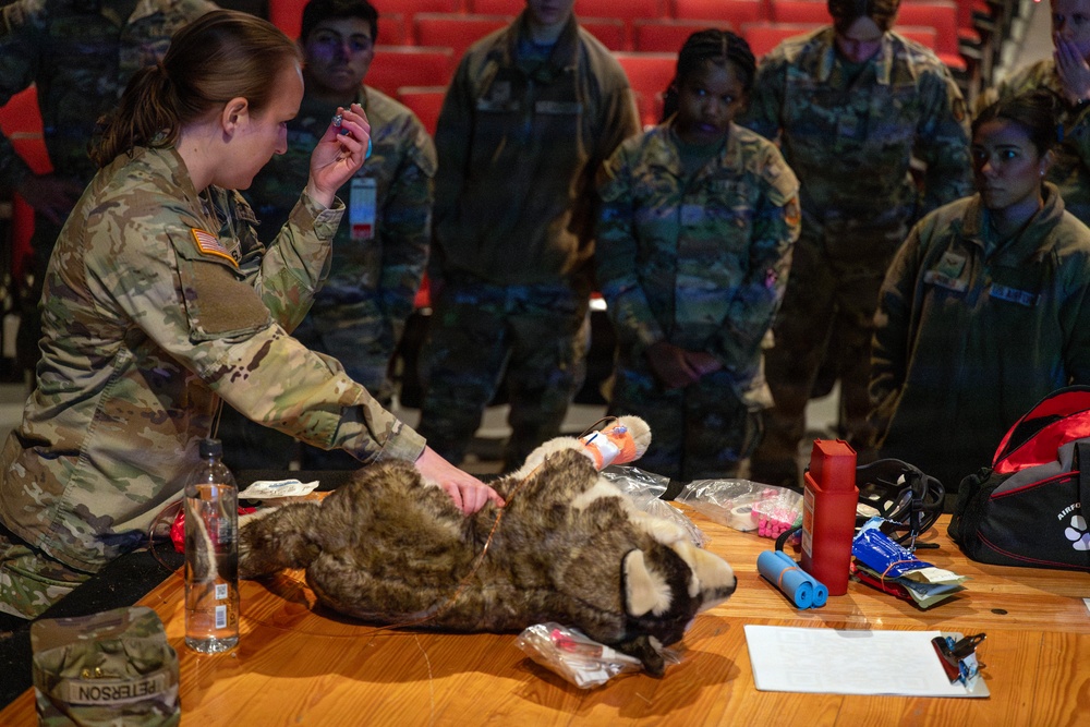 Fairchild AFB enhances medical readiness with K-9 Tactical Combat Casualty Care