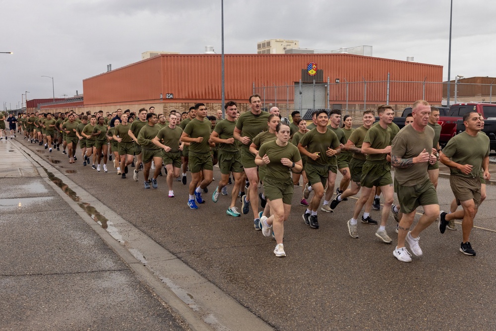 U.S. Marine Corps birthday run at Marine Corps Air Station Yuma