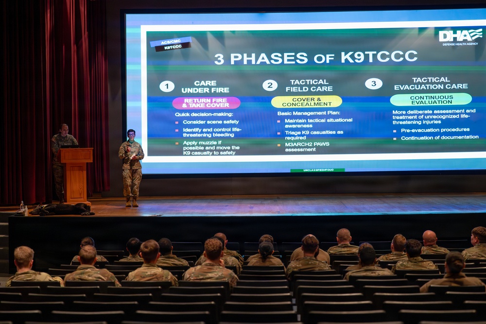Fairchild AFB enhances medical readiness with K-9 Tactical Combat Casualty Care