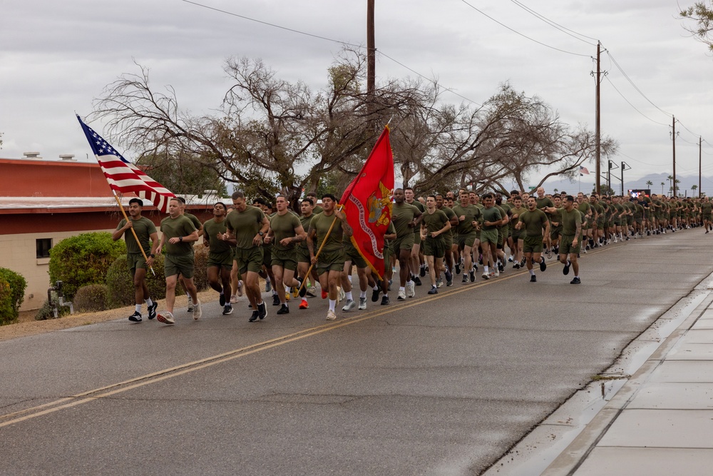 U.S. Marine Corps birthday run at Marine Corps Air Station Yuma