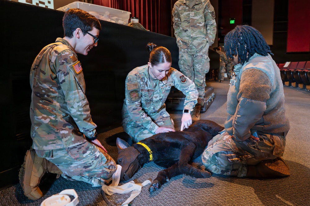 Fairchild AFB enhances medical readiness with K-9 Tactical Combat Casualty Care