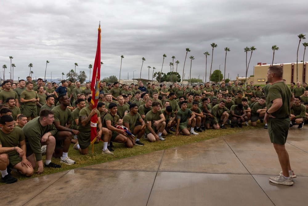 U.S. Marine Corps birthday run at Marine Corps Air Station Yuma