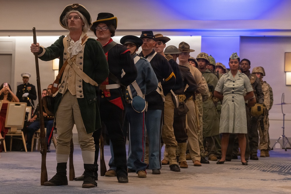 Headquarters and Support Battalion Hosts 250th Birthday Ball