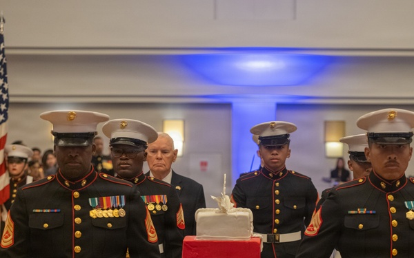 Headquarters and Support Battalion Hosts 250th Birthday Ball