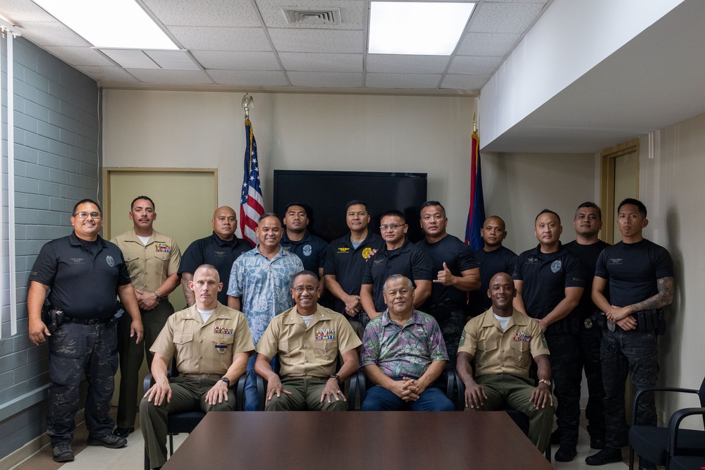 Camp Blaz shows appreciation to Guam Police Department for continued support
