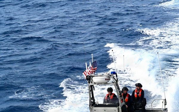 Coast Guard Cutter Vigorous conducts counter-migration patrol in the Windward Passage