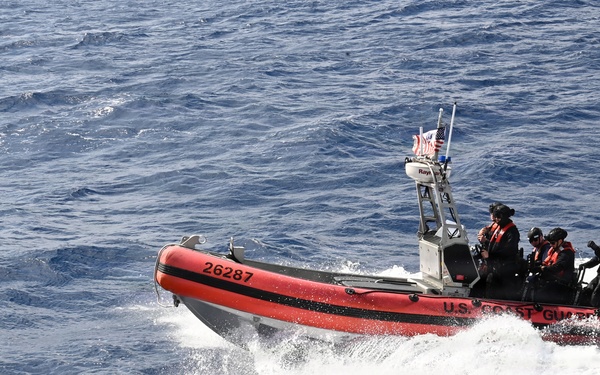 Coast Guard Cutter Vigorous conducts counter-migration patrol in the Windward Passage