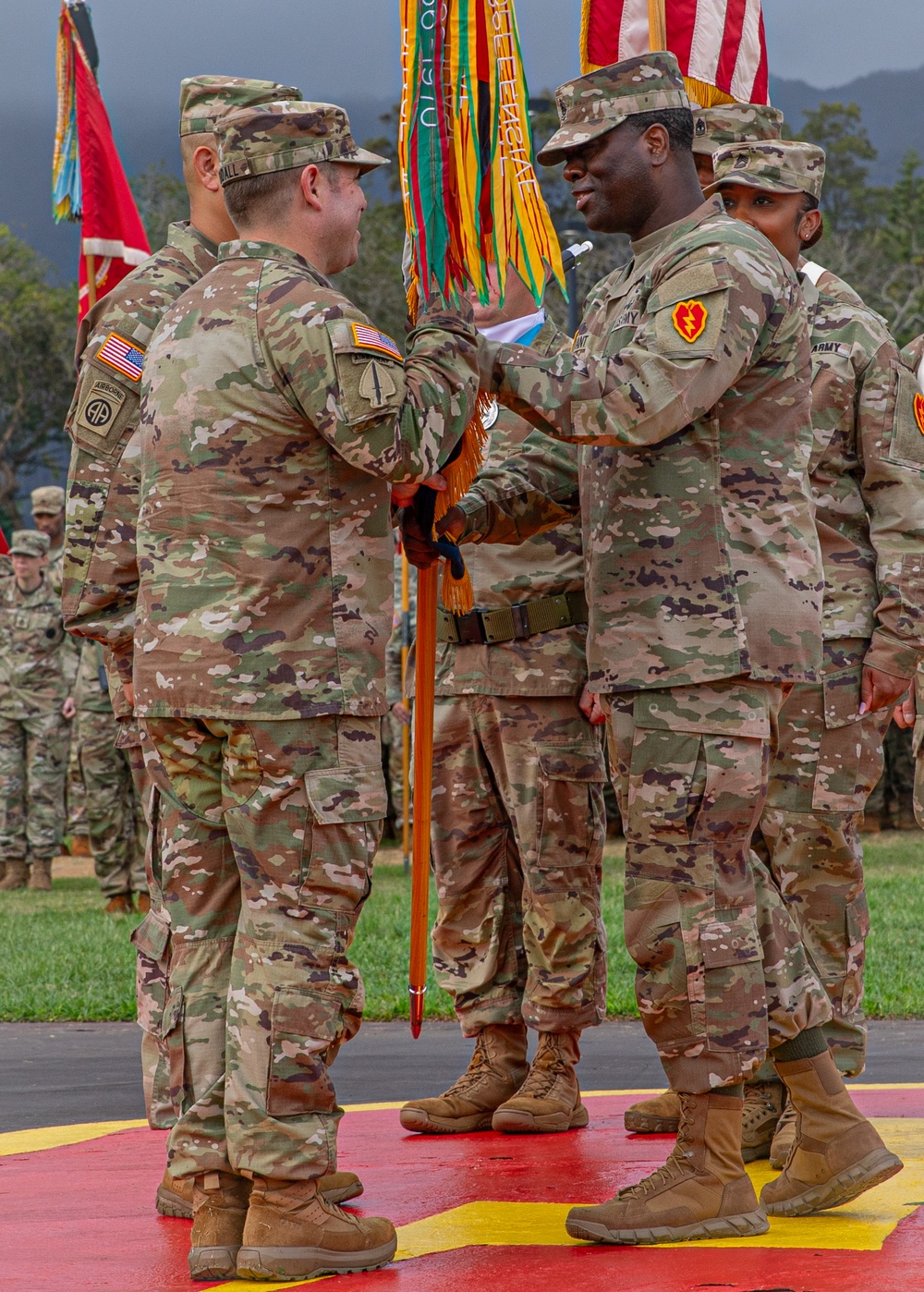 25th Division Sustainment Brigade CSM Change of Responsibility
