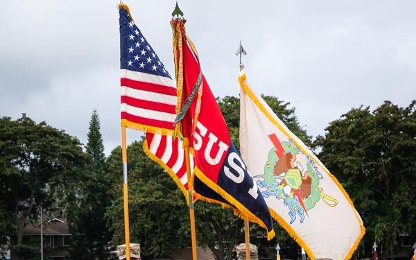 25th Division Sustainment Brigade CSM Change of Responsibility