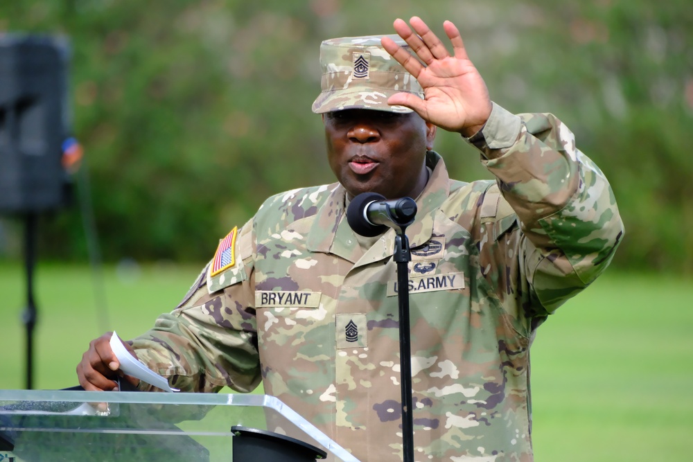 25th Division Sustainment Brigade CSM Change of Responsibility