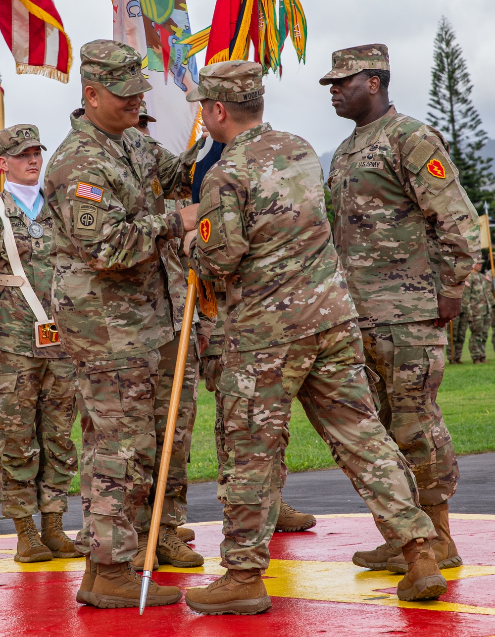 25th Division Sustainment Brigade CSM Change of Responsibility