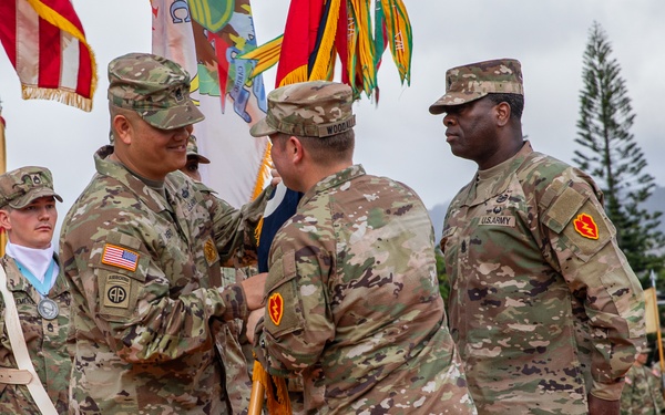 25th Division Sustainment Brigade CSM Change of Responsibility