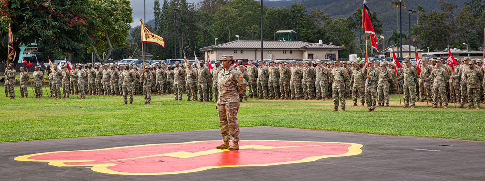 25th Division Sustainment Brigade CSM Change of Responsibility