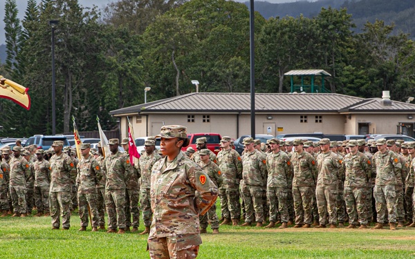 25th Division Sustainment Brigade CSM Change of Responsibility