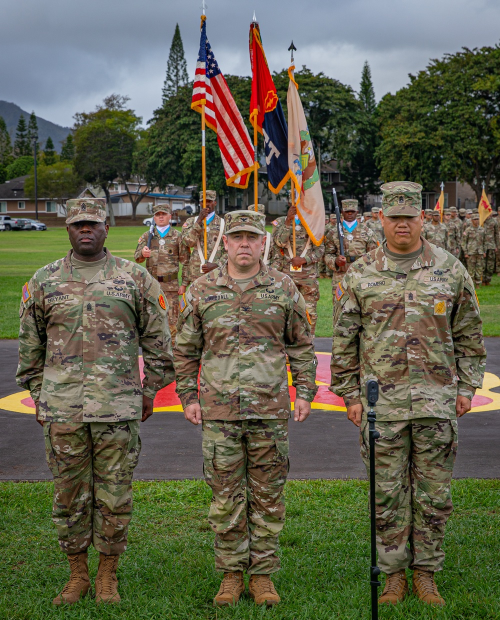 25th Division Sustainment Brigade CSM Change of Responsibility