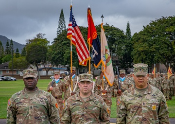 25th Division Sustainment Brigade CSM Change of Responsibility
