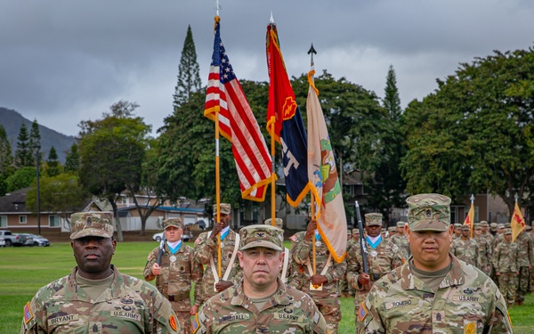25th Division Sustainment Brigade CSM Change of Responsibility
