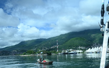 Coast Guard Cutter Vigorous conducts counter-migration patrol in the Windward Passage