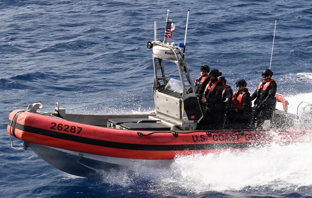 Coast Guard Cutter Vigorous conducts counter-migration patrol in the Windward Passage