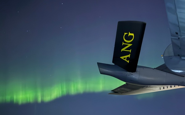 Northern Lights Highlight the 168th Wing America’s Premier Arctic Tanker Unit