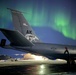 Northern Lights Dance over the 168th Wing America’s Premier Arctic Tanker Unit