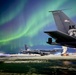 Northern Lights Dance over the 168th Wing America’s Premier Arctic Tanker Unit