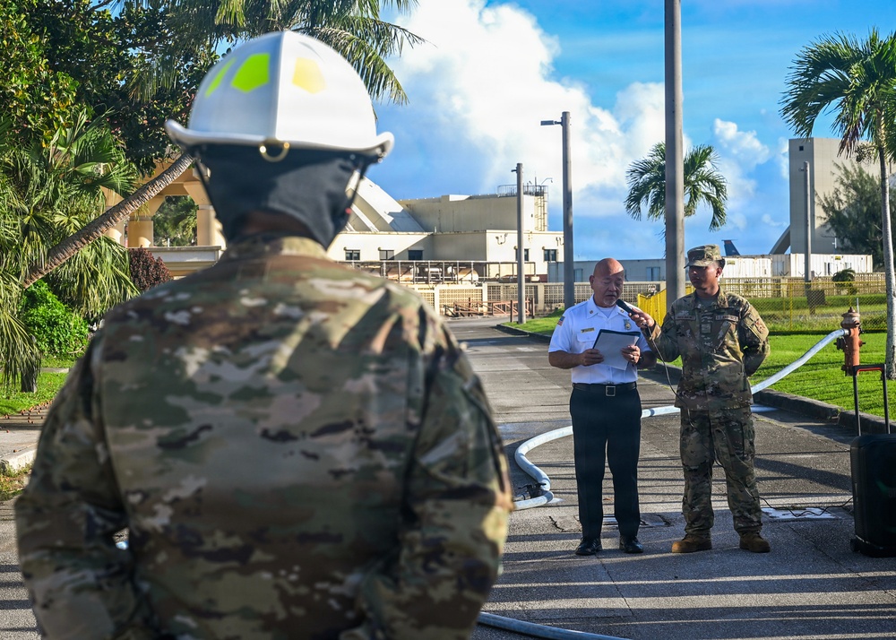 36 CES host push-in ceremony