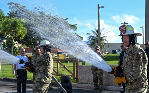 36 CES host push-in ceremony