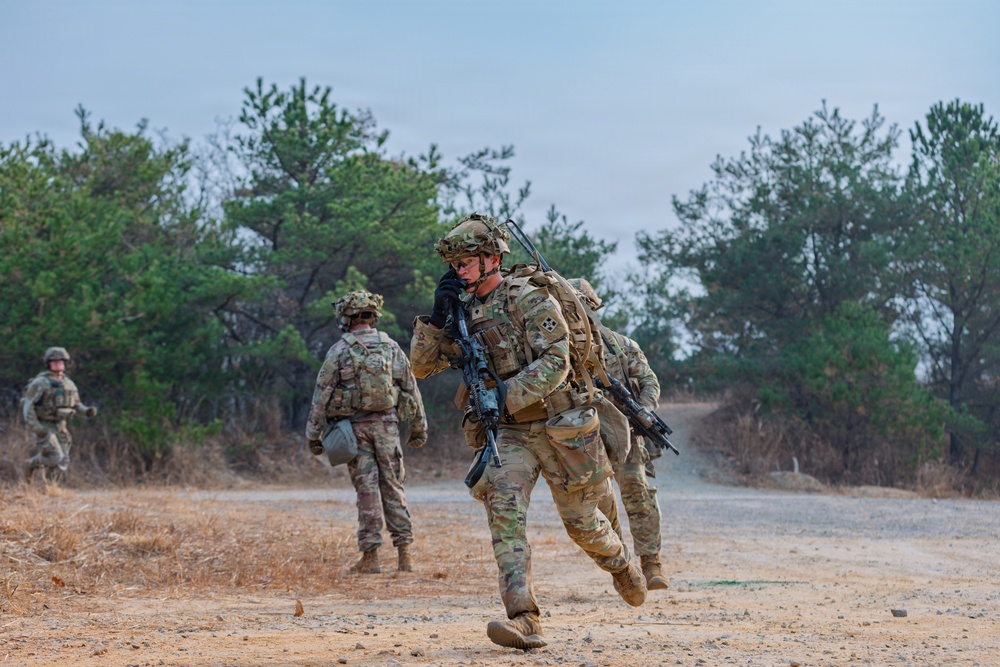 Raiders and ROKA Sharpen Combat Skills in Combined Platoon Level Live Fire Exercise