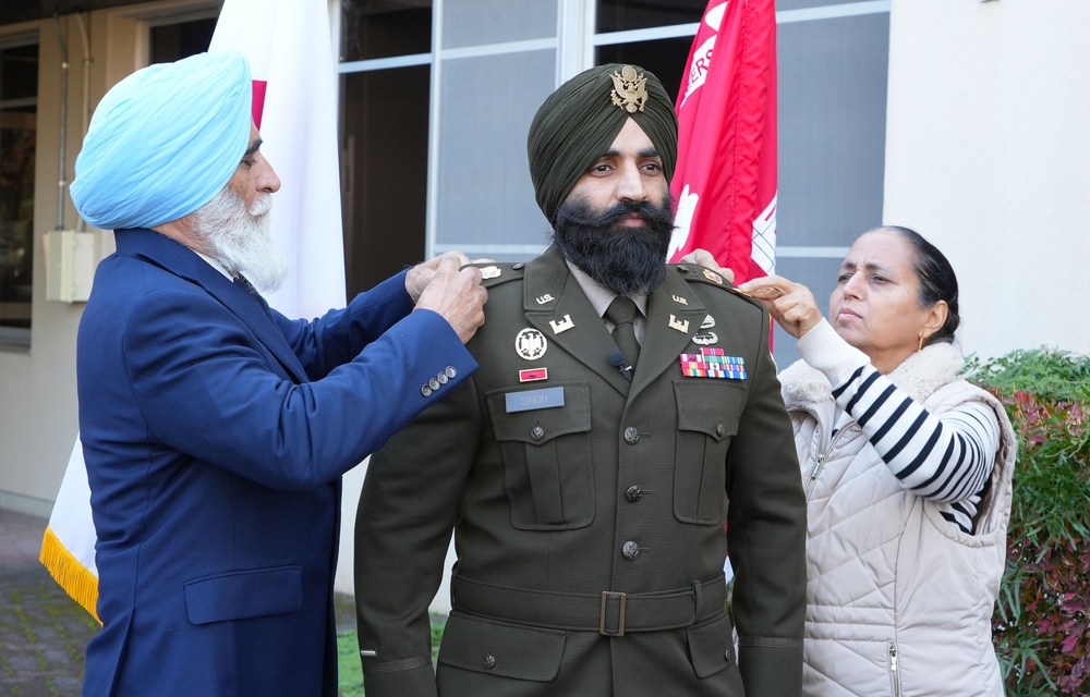 U.S. Army Major “Simmer” Singh Promoted to Lieutenant Colonel