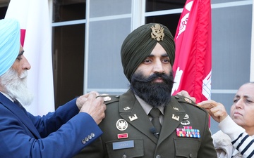U.S. Army Major “Simmer” Singh Promoted to Lieutenant Colonel