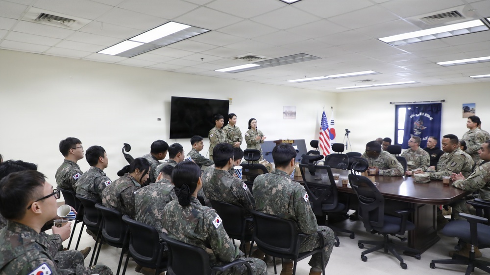 304th Expeditionary Signal Battalion and Republic of Korea Army host a friendly futsal match