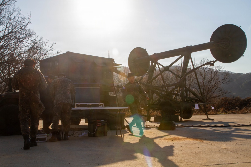U.S. and ROK Forces Conduct Joint TROPO Training at Camp Casey