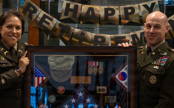 Maj. Sally Samoza Retirement Ceremony