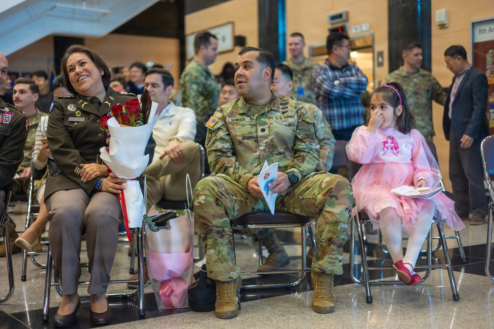 Maj. Sally Samoza's Retirement Ceremony