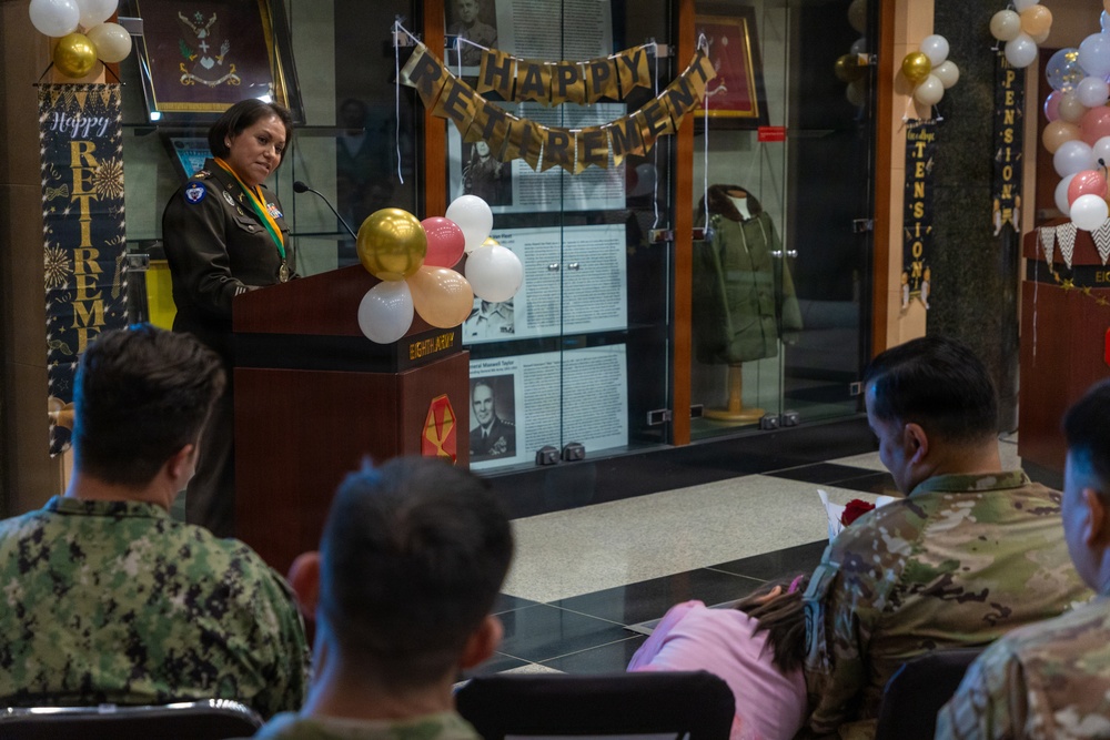 Maj. Sally Somoza Retirement Ceremony