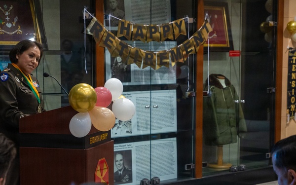 Maj. Sally Somoza Retirement Ceremony