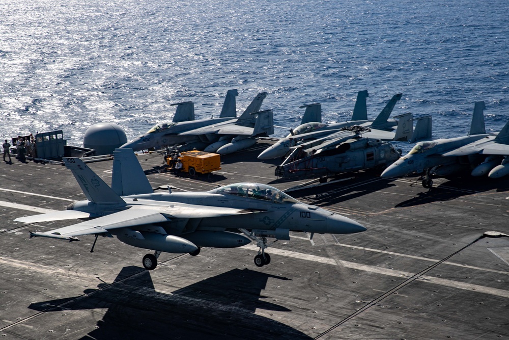 George Washington Conducts Flight Operations