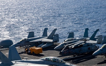 George Washington Conducts Flight Operations