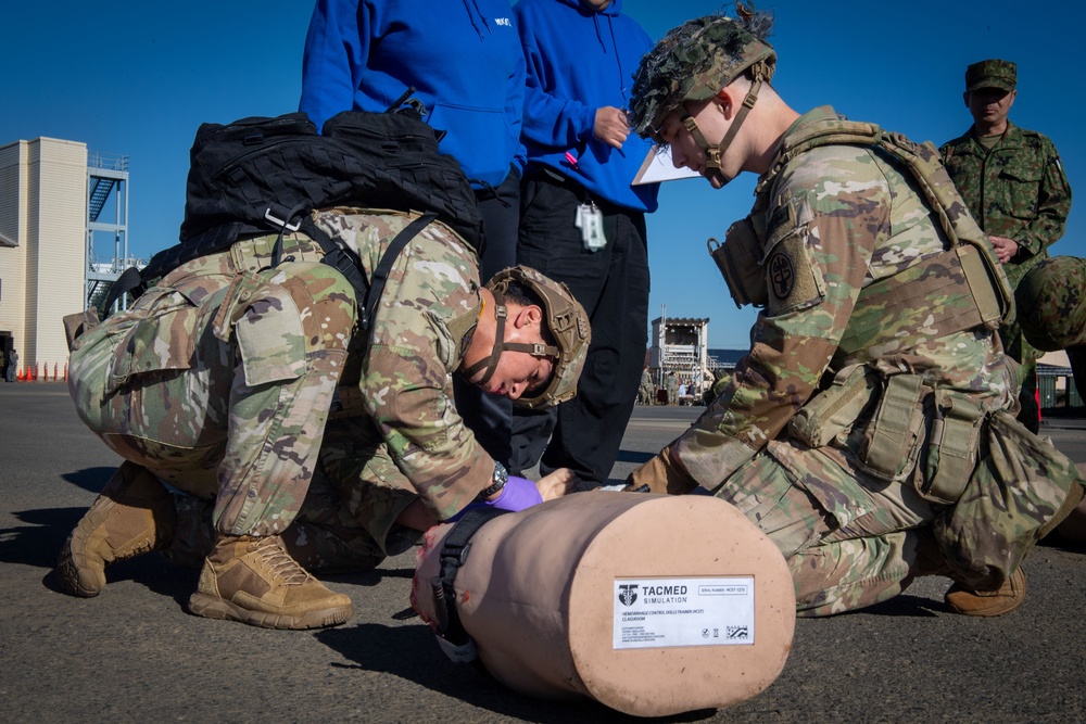Japan and U.S. Forces compete in TCCC Rodeo