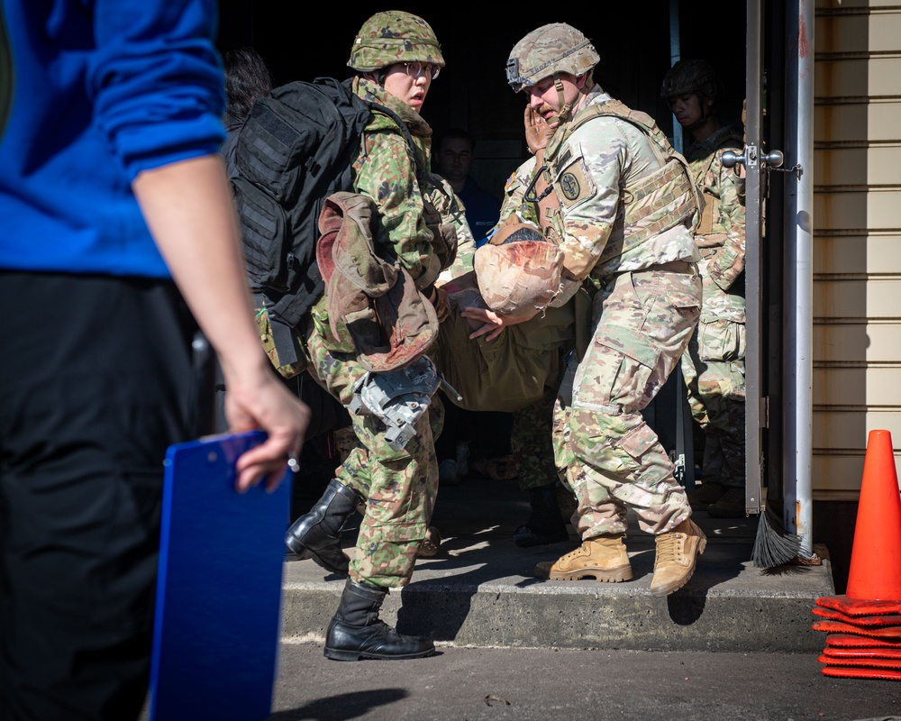 Japan and U.S. Forces compete in TCCC Rodeo
