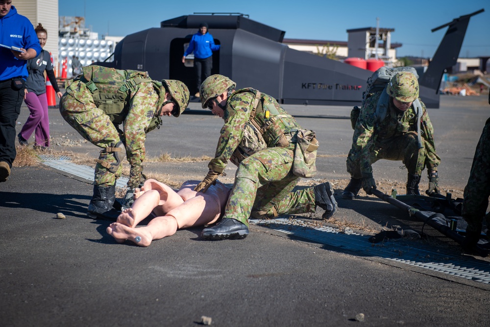 Japan and U.S. Forces compete in TCCC Rodeo