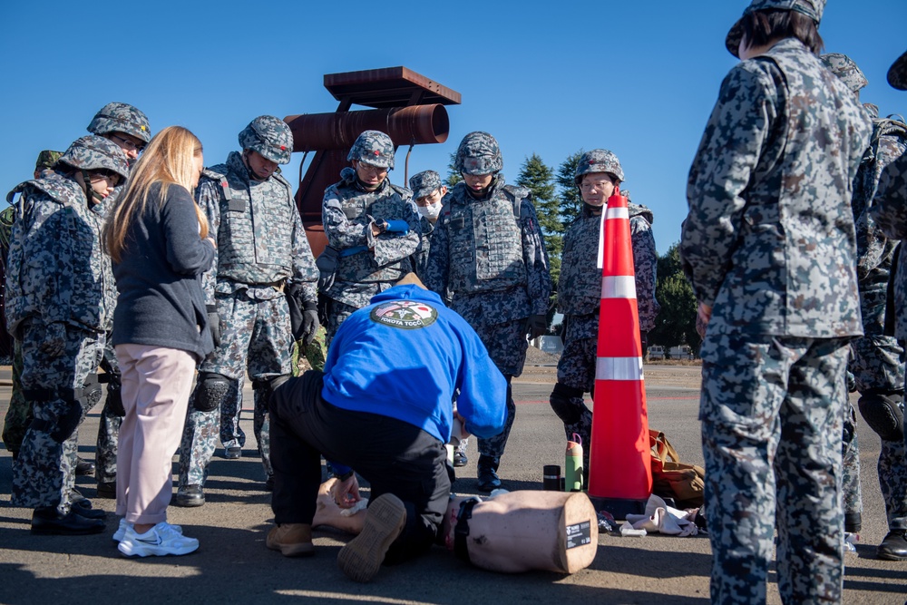 Japan and U.S. Forces compete in TCCC Rodeo