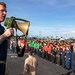 George Washington Sailors Conduct All Hands Call