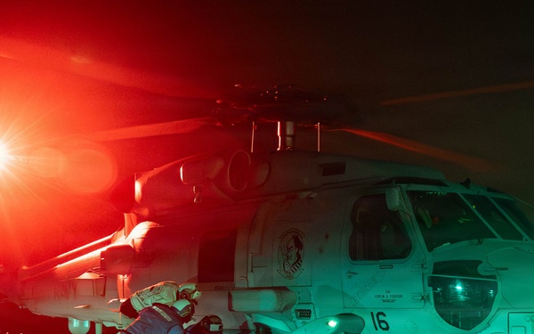 USS Rafael Peralta (DDG 115) Flight Operations