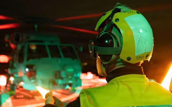 USS Rafael Peralta (DDG 115) Flight Operations